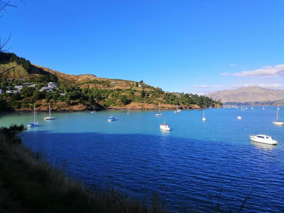 Cass Bay Retreat With Outdoor Bath Christchurch Daire Lyttelton Dış mekan fotoğraf